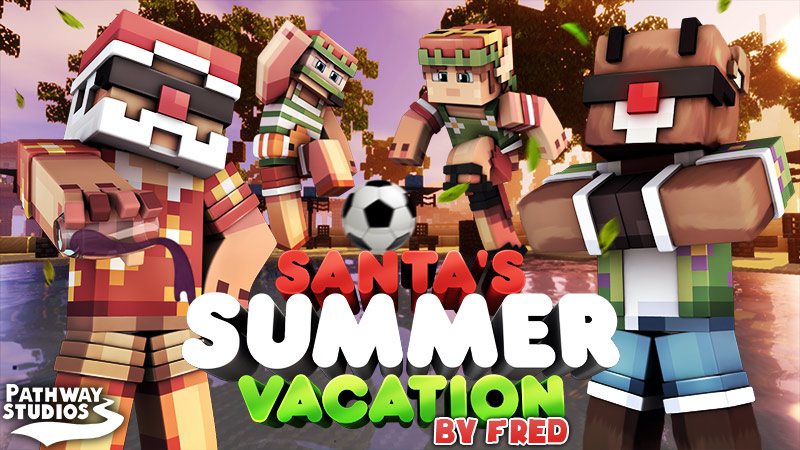 Santa's Summer Vacation Key Art