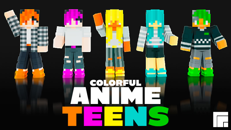 Colorful Anime Teens Key Art