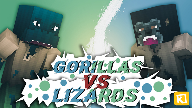 Gorillas Vs Lizards Key Art