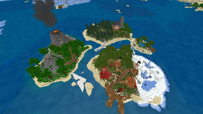 Crashed Biomes by CubeCraft Games