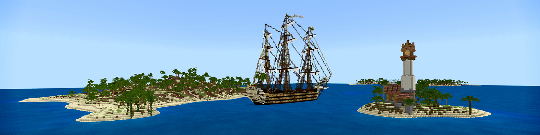 Tropical Ship Survival Panorama