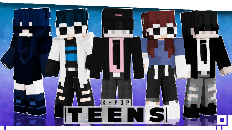 KPOP Teens by inPixel (Minecraft Skin Pack) - Minecraft Marketplace ...