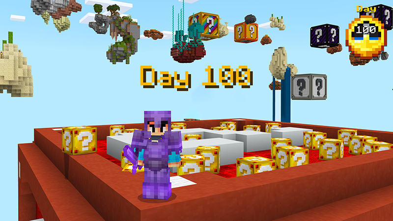 100 Days Lucky Block Screenshot #2