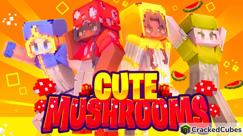 Cute Mushrooms Key Art