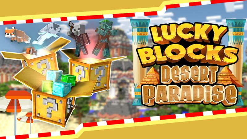 Lucky Blocks Desert Paradise Key Art