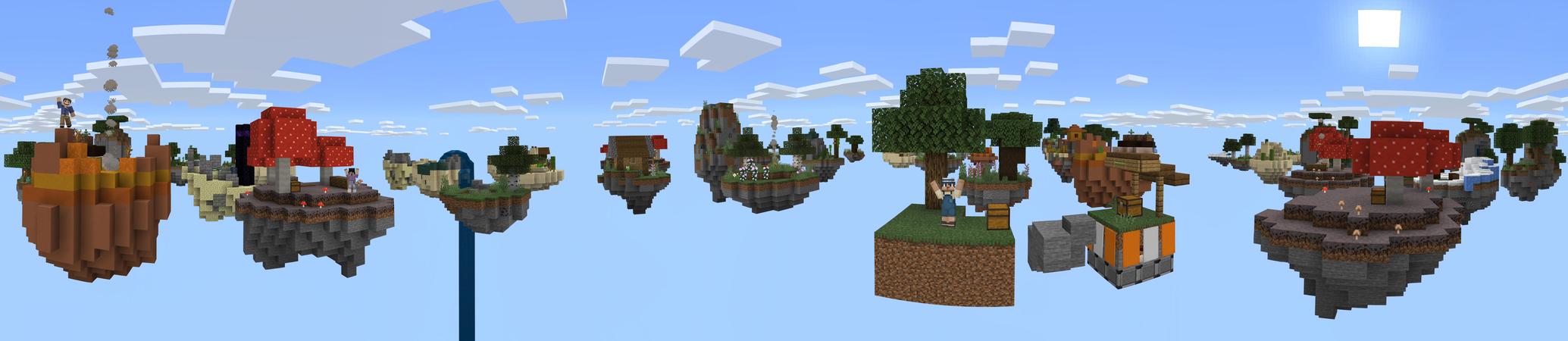 Infinity Skyblock Collectors Panorama