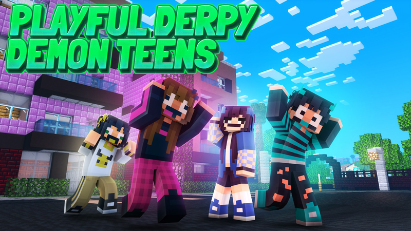 Playful Derpy Demon Teens Key Art