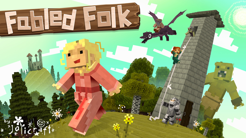 Jolicraft's Fabled Folk Key Art