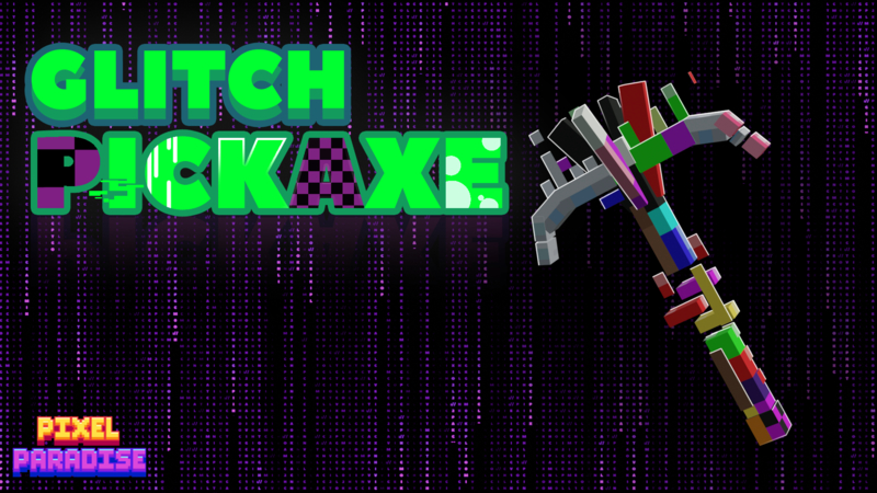 Glitch Pickaxe Key Art