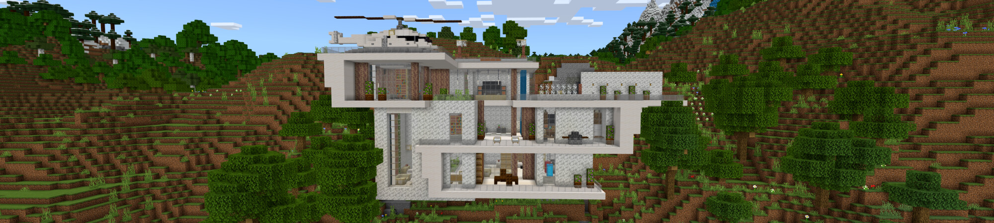 Modern Deluxe Mansion Panorama