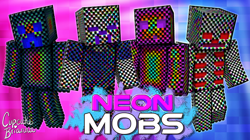 Neon Mobs HD Skin Pack Key Art