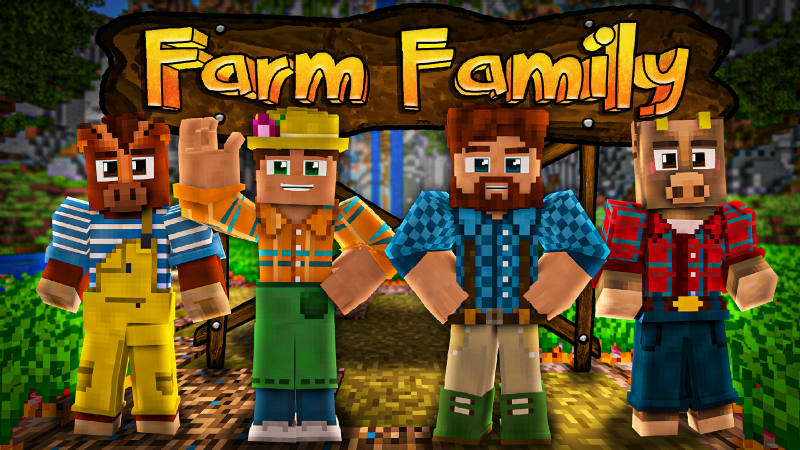 Farm Family on the Minecraft Marketplace by BLOCKLAB Studios Farm Family on the Minecraft Marketplace by BLOCKLAB Studios