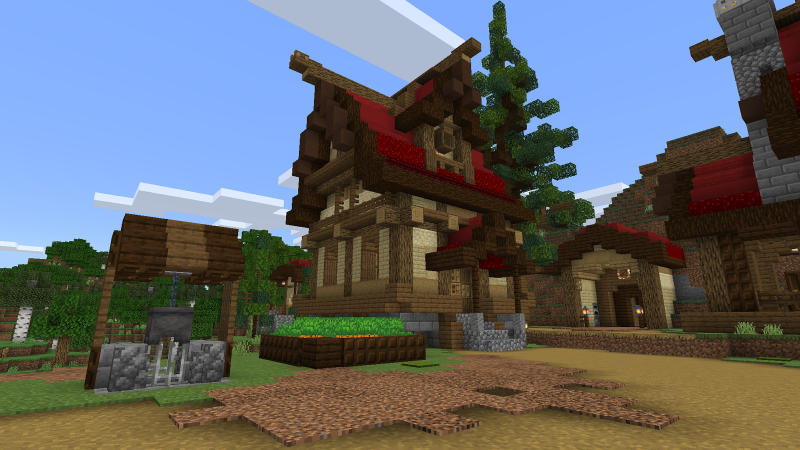 Medieval Red Village Screenshot #5