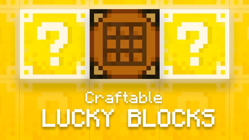 Craftable Lucky Blocks Key Art