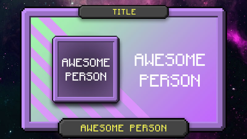 Awesome Person Title Key Art