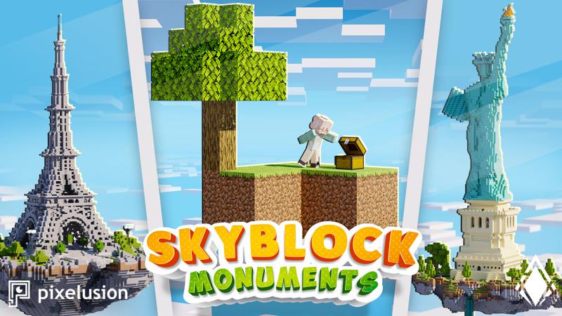 Skyblock Monuments Key Art