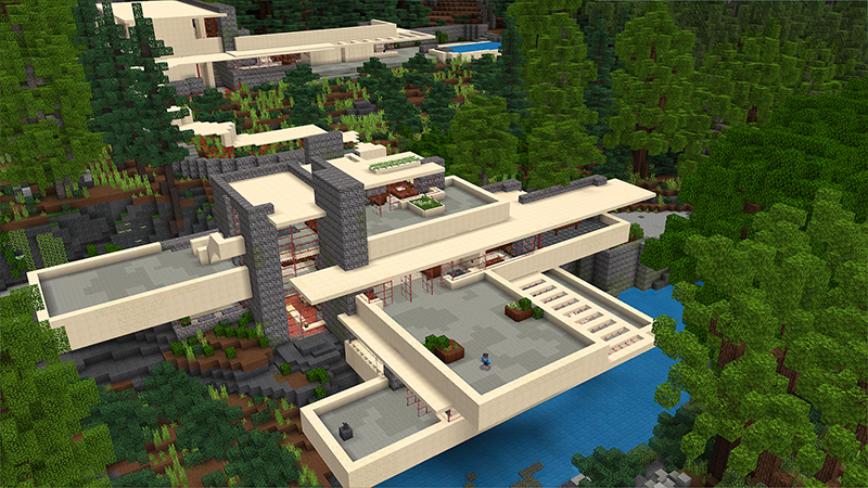 Modern Mansion: Fallingwater by Shapescape