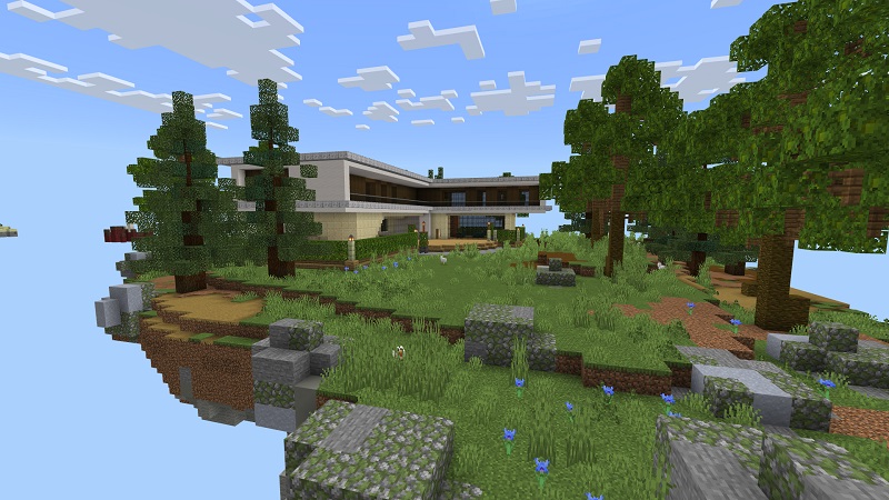 Modern Skyblock Mansions by Cypress Games
