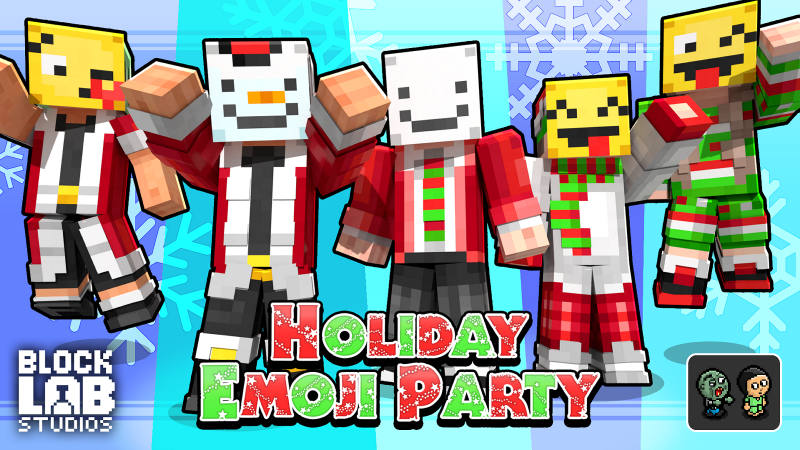 Holiday Emoji Party Key Art