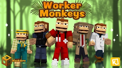 Worker Monkeys on the Minecraft Marketplace by Black Arts Studios Worker Monkeys on the Minecraft Marketplace by Black Arts Studios