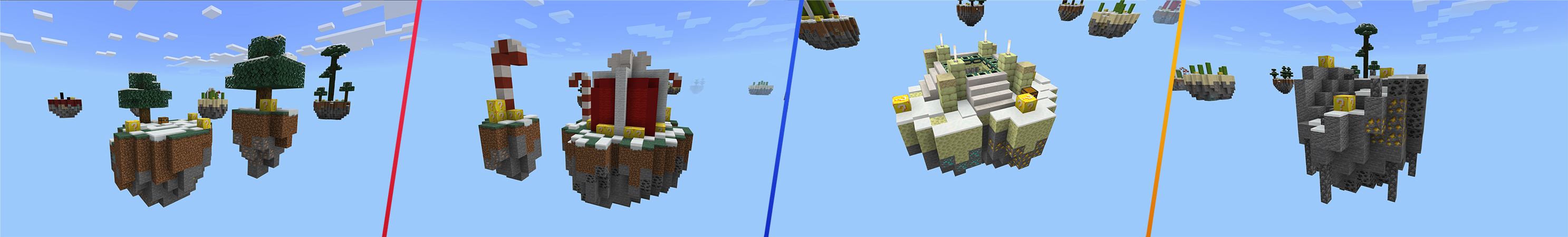 New Year Lucky Skyblock Panorama