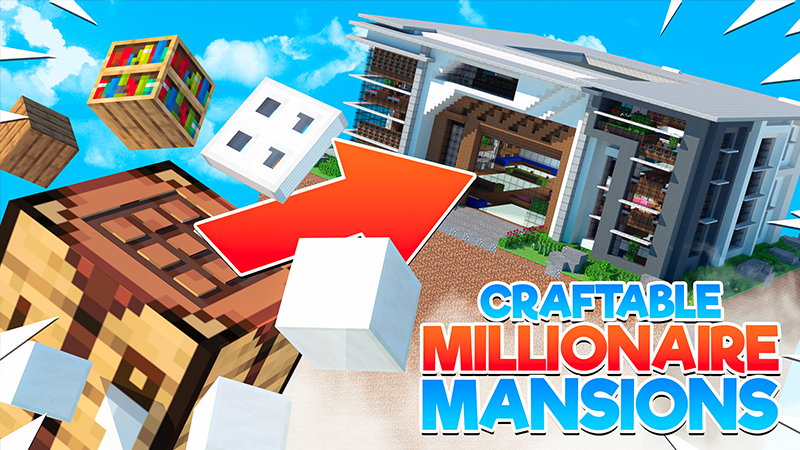 Craftable Millionaire Mansions Key Art