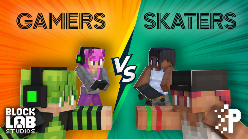 Gamers VS Skaters Key Art