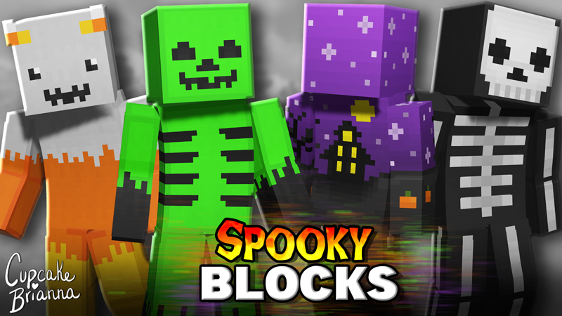 Spooky Blocks HD Skin Pack Key Art