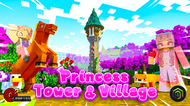 Princess Tower & Village Key Art