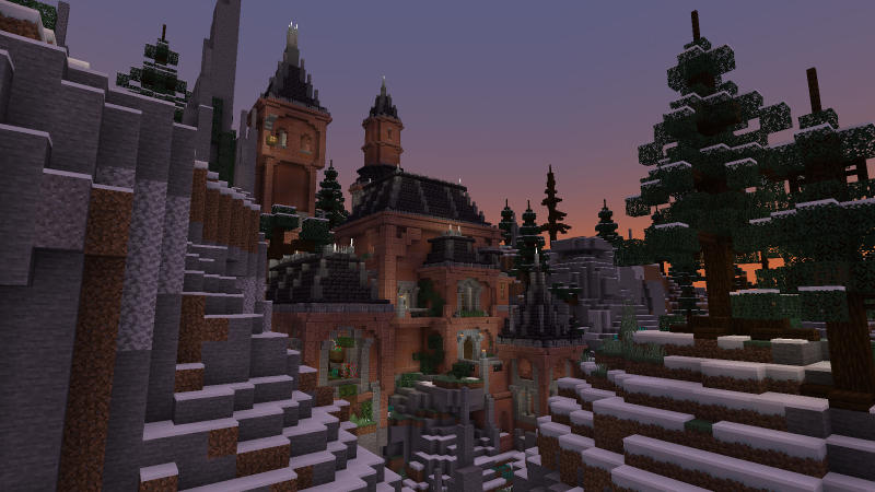 Snowy Hill Castle by BLOCKLAB Studios