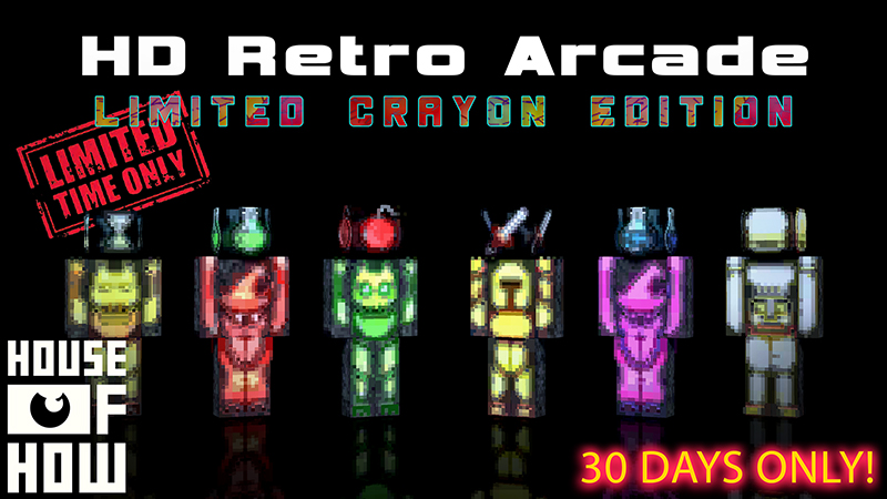 HD Retro Arcade CRAYON EDITION Key Art