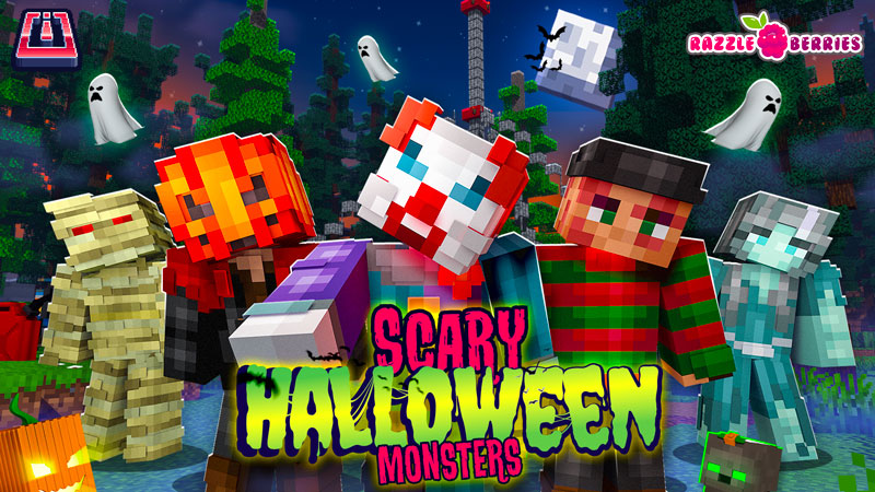 Scary Halloween Monsters Key Art