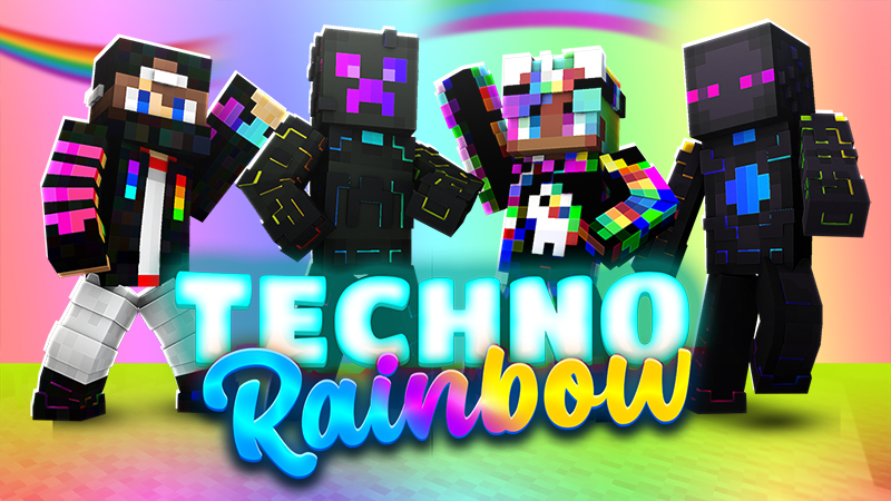 Techno Rainbow Key Art