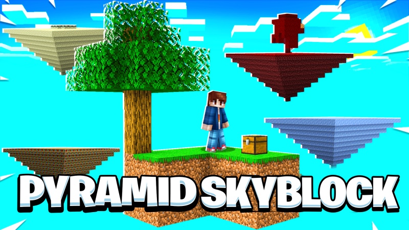 Pyramid Skyblock Key Art