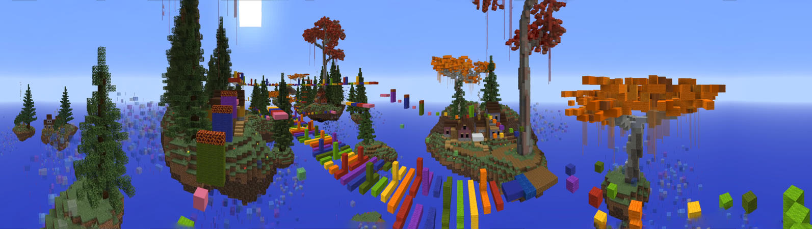 Rainbow Parkour Panorama