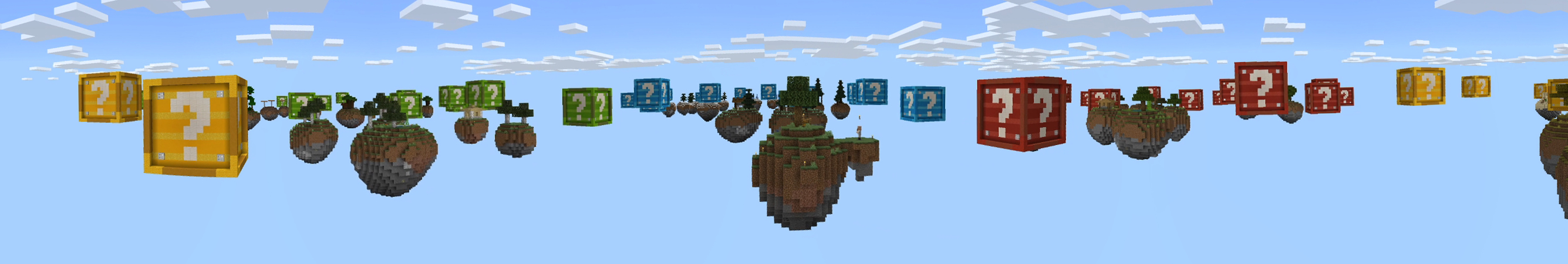 Skyblock Lucky Block Panorama