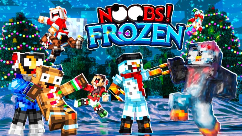 Noobs! Frozen Key Art