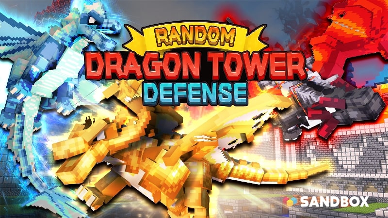 Random Dragon Tower Defense Key Art