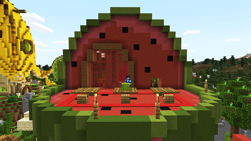 minecraft banana house