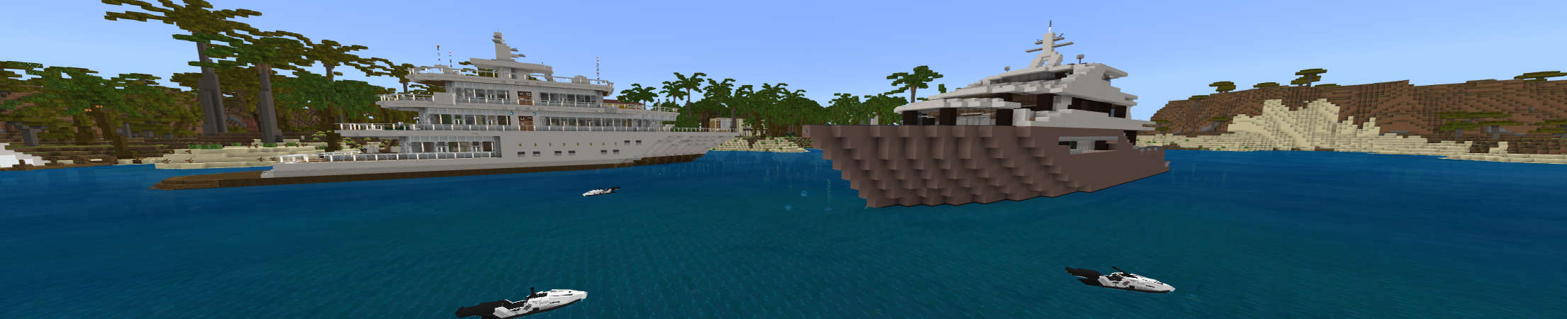 Luxury Yacht Port in Minecraft Marketplace | Minecraft