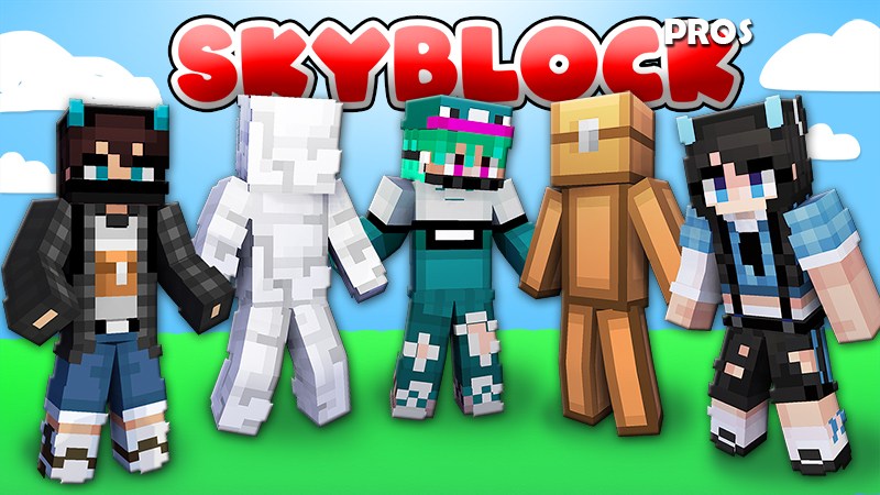 SkyBlock Pros Key Art