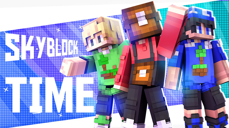 SkyBlock Time Key Art