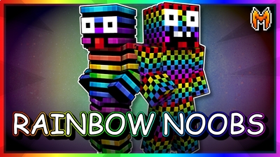 Rainbow Noobs on the Minecraft Marketplace by Metallurgy Blockworks Rainbow Noobs on the Minecraft Marketplace by Metallurgy Blockworks