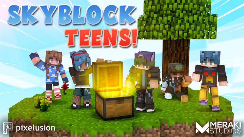 Skyblock Teens on the Minecraft Marketplace by Pixelusion Skyblock Teens on the Minecraft Marketplace by Pixelusion