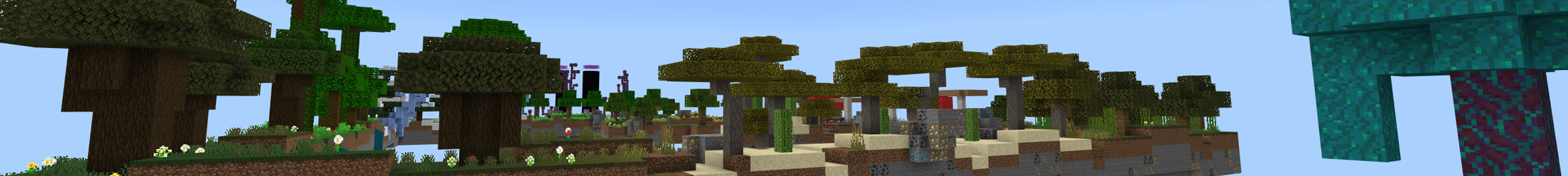 Biomes Skyblock Panorama