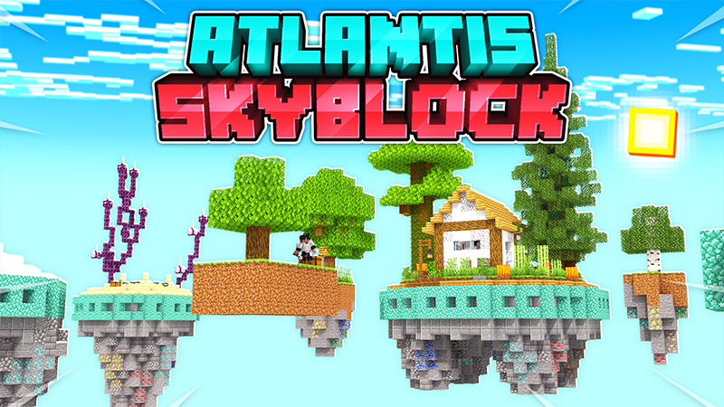 Atlantis Skyblock Key Art