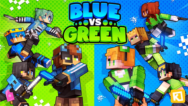 Blue vs Green Key Art