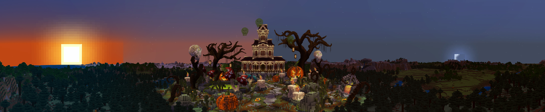 Hallowen Secret Base Panorama