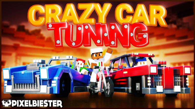 Crazy Car Tuning Key Art