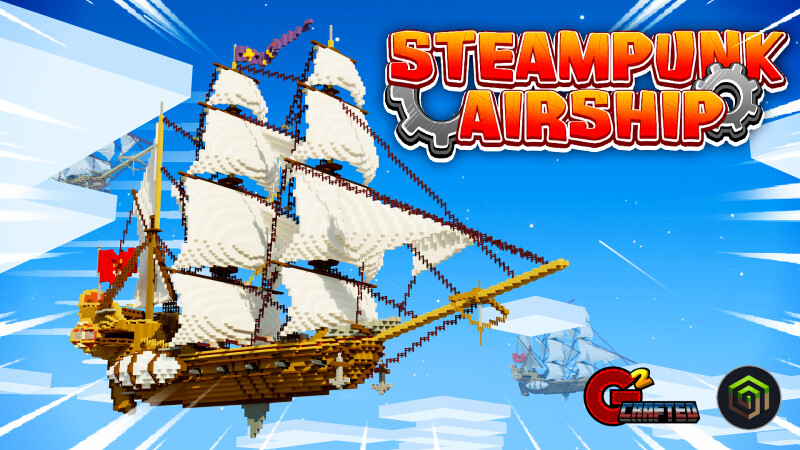 Steampunk Airship Key Art